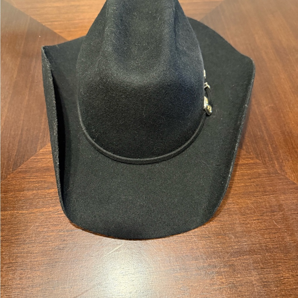 Kids Black Felt Cowboy Hat - Western Style